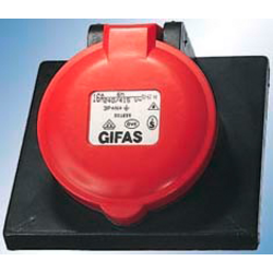 Gifas Electric 301659 101993 CEE zásuvka na stěnu 16 A 5pólová 400 V 1 ks