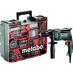 Metabo SBE 650 Mobile 1cestný-příklepová vrtačka 650 W vč. příslušenství, kufřík