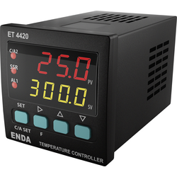 Enda ET4420-230 PID termostat Pt100, J , K, T , S , R   relé 2 A, SSR (d x š x v) 94 x 48 x 48 mm