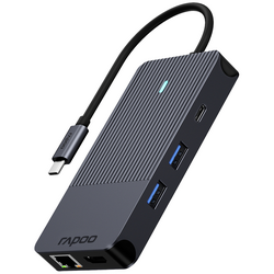 Rapoo 00217692 USB-C® mini dokovací stanice Vhodné pro značky (dokovací stanice pro notebook): univerzální  napájení USB-C®