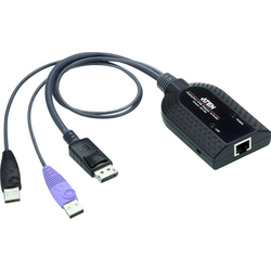 ATEN KVM kabelový adaptér [1x USB 2.0 zástrčka A, zástrčka DisplayPort - 1x RJ45 zásuvka]