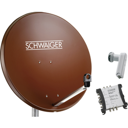 Schwaiger SPI9962SET5 satelit bez přijímače Počet účastníků: 6 80 cm