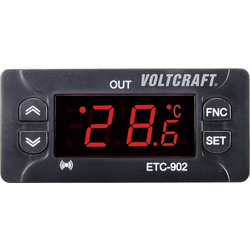 VOLTCRAFT ETC-902  termostat NTC, PTC -30 do 99 °C relé 10 A (d x š x v) 58 x 77 x 34.5 mm