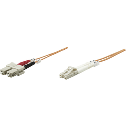 Intellinet 471282 optické vlákno optické vlákno kabel [1x zástrčka LC - 1x zástrčka SC] 62,5/125 µ Multimode OM1 5.00 m