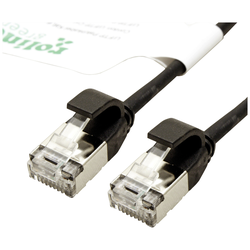 Roline green 21443356 RJ45 síťové kabely, propojovací kabely CAT 6A U/FTP 3 m černá 1 ks