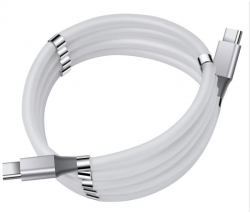Magnetický samonavíjecí USB nabíjecí kabel (Type-C to Type-C)(90cm) STABLECAM