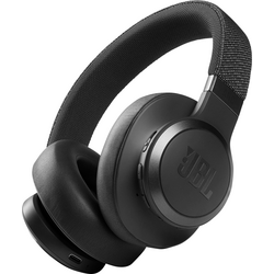 JBL Harman LIVE 660 NC sluchátka Over Ear Bluetooth®, kabelová černá Potlačení hluku headset, personalizace zvuku, regulace hlasitosti