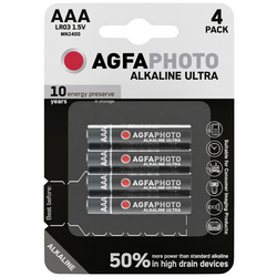 AgfaPhoto Ultra LR03 mikrotužková baterie AAA alkalicko-manganová  1.5 V 4 ks