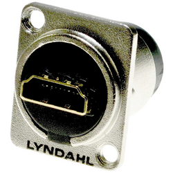 Lyndahl LKHA0020 HDMI adaptér [1x HDMI zásuvka - 1x HDMI zásuvka] stříbrná pozlacené kontakty