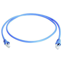 Telegärtner L00006A0045 RJ45 síťové kabely, propojovací kabely CAT 6A S/FTP 15.00 m modrá samozhášecí, s ochranou, párové stínění, dvoužilový stíněný, bez halogenů, UL certifikace 15 m