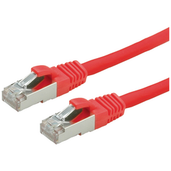 Value 21.99.1231 RJ45 síťové kabely, propojovací kabely CAT 6 S/FTP 1.00 m červená  1 ks