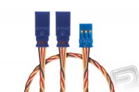 Y-kabel 300mm JR 0,35qmm kroucený silikonkabel, 1 ks.