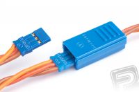 Y-kabel kompakt 100mm JR 0,5qmm kroucený silikonkabel, 1 ks. BLUE LINE SILIKON