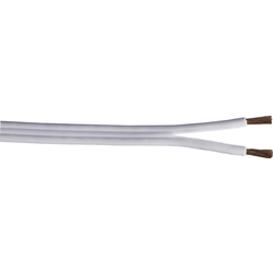 Hama 86605 reproduktorový kabel  2 x 1.50 mm² bílá metrové zboží