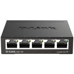 D-Link  DGS-105/E  DGS-105  síťový switch  5 portů  1 GBit/s