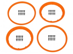 Heavy Duty Wheel Bead Lock Rings Orange/F. 2 Wheel HPI