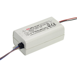Mean Well APV-12-24 napájecí zdroj pro LED konstantní napětí 12 W 0 - 0.5 A 24 V/DC bez možnosti stmívání, ochrana proti přepětí