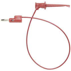 Pomona Electronics 3782-24-2 měřicí kabel [lamelová zástrčka 4 mm - krokosvorka] 0.60 m, červená, 1 ks
