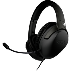 Asus ROG Strix Go Core Gaming Sluchátka Over Ear kabelová stereo černá Redukce šumu mikrofonu, Potlačení hluku regulace hlasitosti, Vypnutí zvuku mikrofonu, složitelná