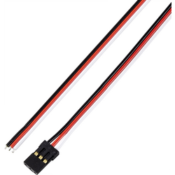 Reely servo kabel se zástrčkou 10 ks 30.00 cm 0.14 mm² plochý