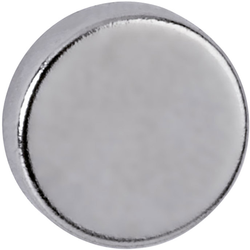 Maul neodymový magnet  (Ø x v) 10 mm x 3 mm disk stříbrná 10 ks 6166396