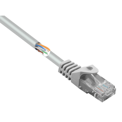Renkforce RF-5043982 RJ45 síťové kabely, propojovací kabely CAT 5e U/UTP 2.00 m šedá s ochranou 1 ks