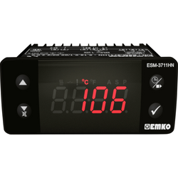Emko ESM-3711-HN.8.14.0.1/00.00/1.0.0.0 2bodový regulátor termostat Pt1000 -50 do 400 °C relé 16 A (d x š x v) 65 x 76 x 35 mm