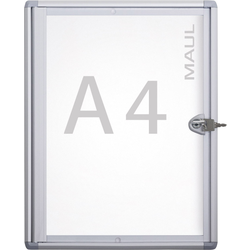 Maul vitrína MAULextraslim Použití pro formát papíru: 1 x DIN A4 interiér 6820108 hliník stříbrná 1 ks