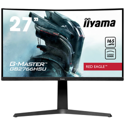 Iiyama G-MASTER Red Eagle GB2766HSU-B1 herní monitor 68.6 cm (27 palec) Energetická třída (EEK2021) E (A - G) 1920 x 1080 Pixel Full HD 1 ms HDMI™, DisplayPort, USB 2.0, zásuvka sluchátek VA LED