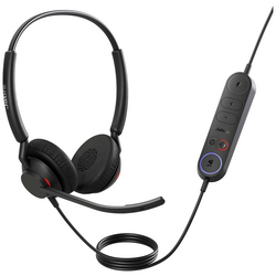 Jabra Engage 40 telefon Sluchátka Over Ear kabelová stereo černá Redukce šumu mikrofonu regulace hlasitosti