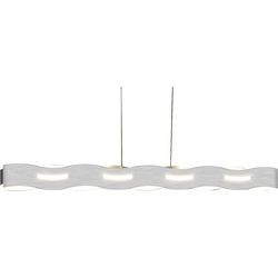 ECO-Light LED-WAVE-S-NIK LED-WAVE-S-NIK LED závěsný lustr LED   35 W niklová (matná), chrom