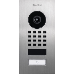 DoorBird  D1101V Unterputz    domovní IP/video telefon  Wi-Fi, LAN  venkovní jednotka    Nerezová ocel V4A (s práškovým nástřikem)