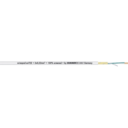 Sommer Cable 200-0400 audio kabel  2 x 0.22 mm² bílá metrové zboží