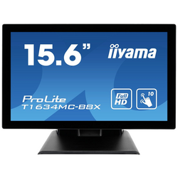 Iiyama ProLite T1634MC-B8X LED monitor 39.6 cm (15.6 palec) Energetická třída (EEK2021) F (A - G) 1920 x 1080 Pixel Full HD 25 ms DisplayPort, VGA, USB, HDMI™ IPS LED