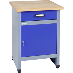 Küpper 12397 Servírovací stolek s 1 dveřmi a 1 zásuvku ultramarínově modrý (š x v x h) 600 x 800 x 600 mm
