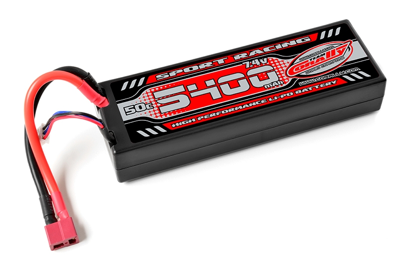 Sport Racing 50C - 5400mAh-7,4V-LiPo Stick Hardcase-T-DYN TEAM CORALLY