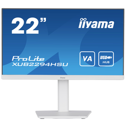 Iiyama PROLITE XUB2294HSU-W2 LED monitor 54.6 cm (21.5 palec) Energetická třída (EEK2021) D (A - G) 1920 x 1080 Pixel Full HD 1 ms HDMI™, DisplayPort, USB, na sluchátka (jack 3,5 mm) VA LED