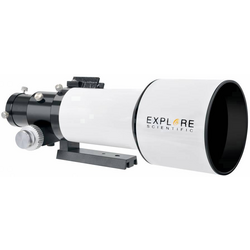 Explore Scientific ED APO 80mm f/6 FCD-1 Alu 2" R&P Fokussierer teleskop  achromatický Zvětšení 160 x (max)