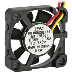 SEPA MF17B05FSE axiální ventilátor 5 V/DC 1.1 m³/h (d x š x v) 17 x 17 x 4.5 mm