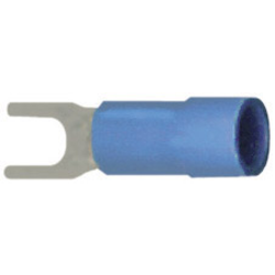 Vogt Verbindungstechnik 3632C vidlicové kabelové oko  1.50 mm² 2.50 mm² Ø otvoru=5.3 mm částečná izolace modrá 1 ks