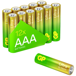 GP Batteries GPPCA24AU655 mikrotužková baterie AAA alkalicko-manganová 1.5 V 12 ks