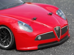 Karoserie čirá Alfa Romeo 8C Competizione (200 mm) HPI