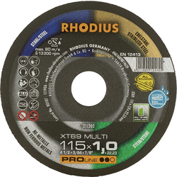 Rhodius XT69 MULTI BOX 211209 řezný kotouč rovný 115 mm 10 ks
