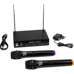 Omnitronic VHF-102 ruční řečnický mikrofon Druh přenosu:bezdrátový