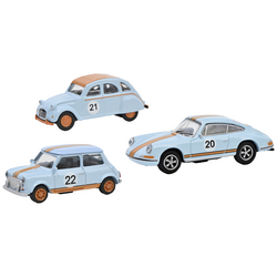 Schuco 452671600 H0 Citroën, Mini, Porsche 3dílná sada Vintage Racing, MHI
