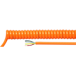 Helukabel 85379 spirálový kabel H07BQ-F 1000 mm / 4000 mm 3 G 1.50 mm² oranžová 1 ks