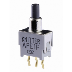 Knitter-Switch  APE 1F  APE 1F  tlačítko  48 V DC/AC  0.05 A  1x zap/(zap)  bez aretace    (d x š) 9.5 mm x 5 mm    1 ks