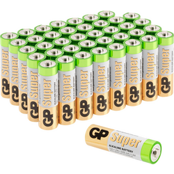 GP Batteries Super tužková baterie AA alkalicko-manganová 1.5 V 40 ks