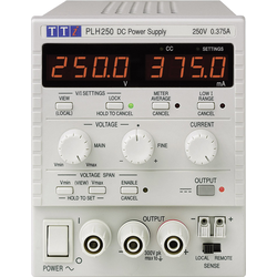 Aim TTi PLH250 laboratorní zdroj s nastavitelným napětím  0 - 250 V 0 - 0.375 A 94 W   Počet výstupů 1 x