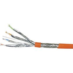 VOKA Kabelwerk 170203-50 ethernetový síťový kabel CAT 7a S/FTP 4 x 2 x 0.25 mm² oranžová metrové zboží